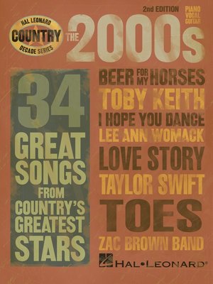 cover image of The 2000s--Country Decade Series (Songbook)